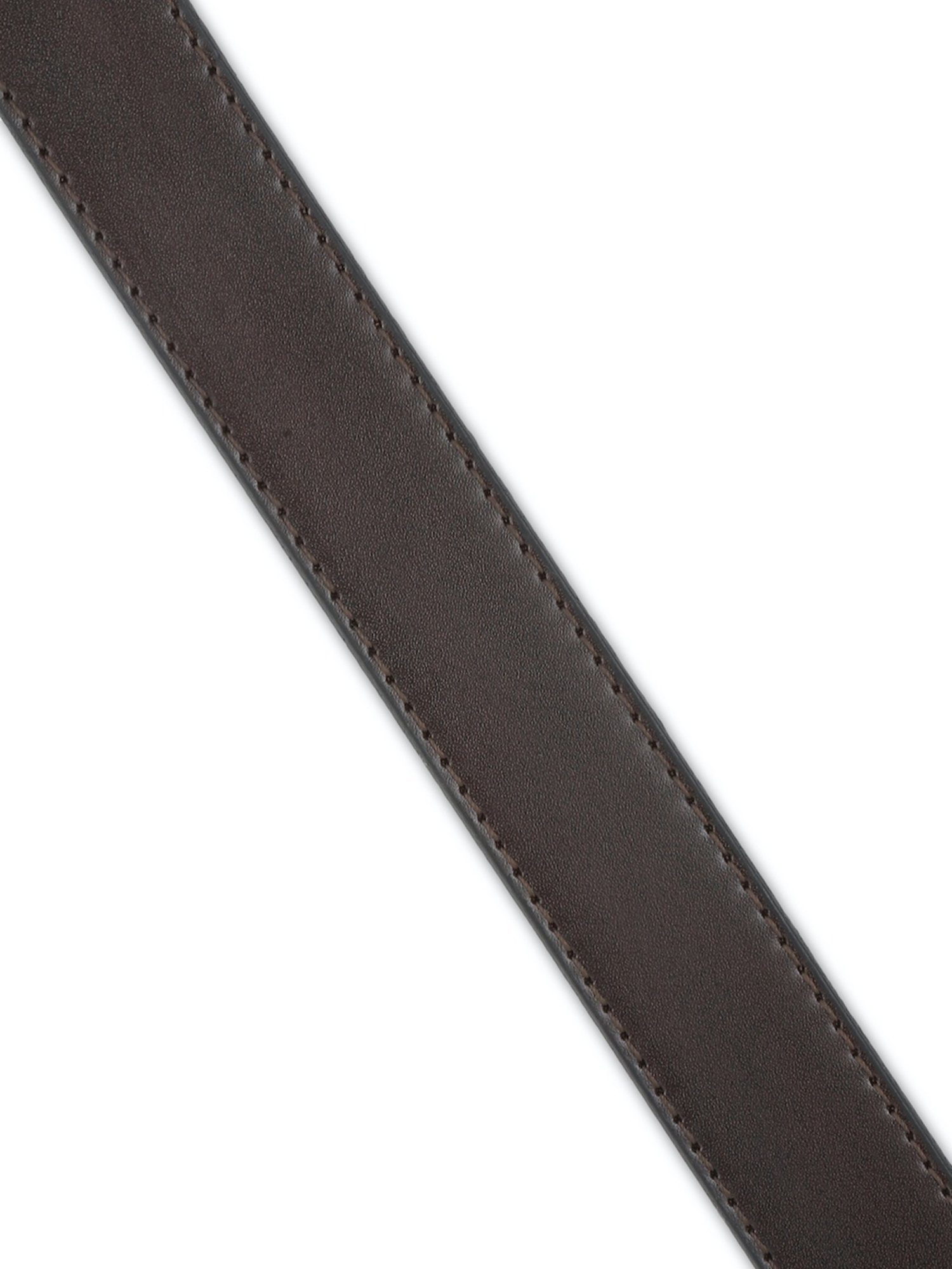 Peter England Brown PU Solid Waist Belt