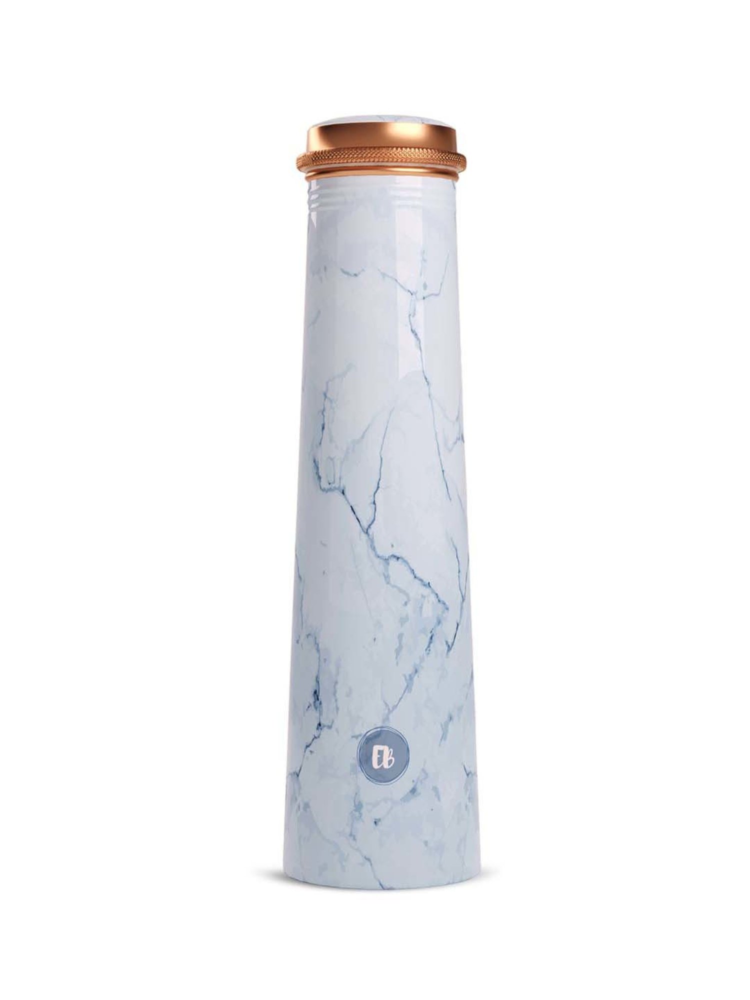 Everything Beautiful Blue Copper Water Bottle - Slim (0.75 L)