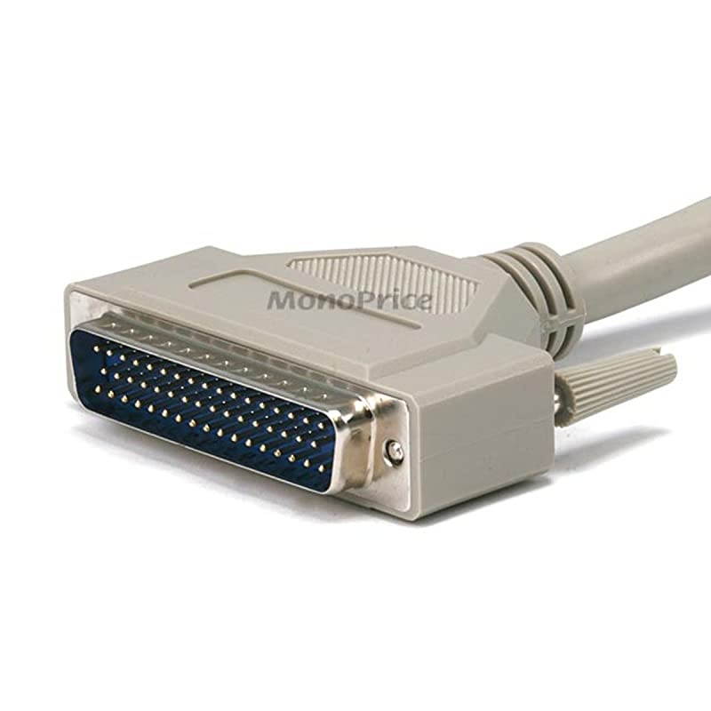 100781 10-Feet DB50 M/M SCSI Cable 1:1 Molded (100781), White