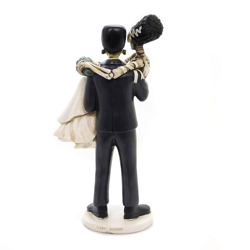 Halloween 7.5" Frankenskull & Bride Summit Collection  -  Decorative Figurines