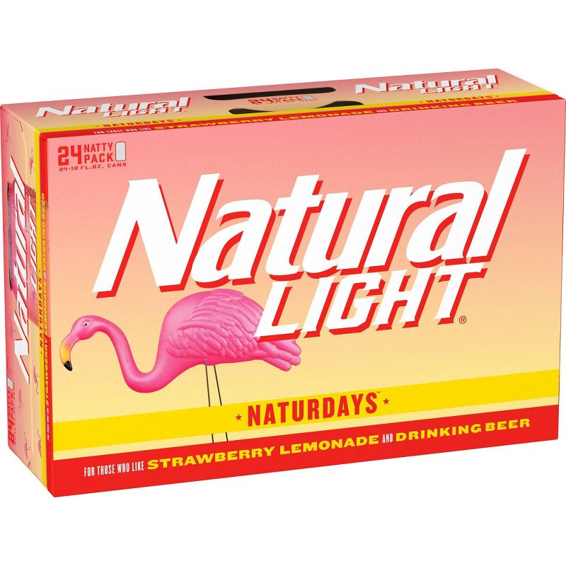 Natural Light Naturdays Lager Beer - 24pk/12 fl oz Cans