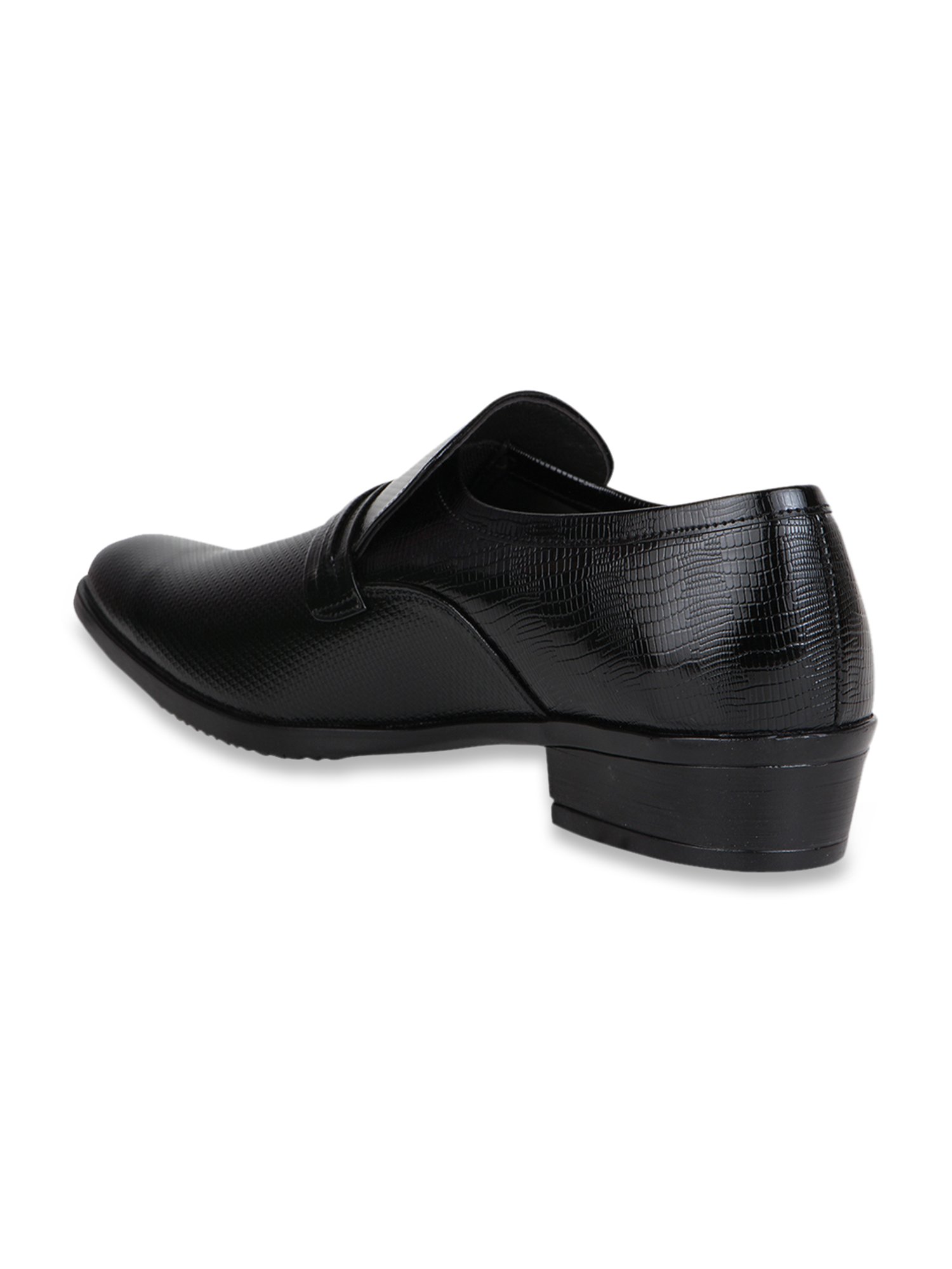 Regal Men's Black Formal Slip-Ons