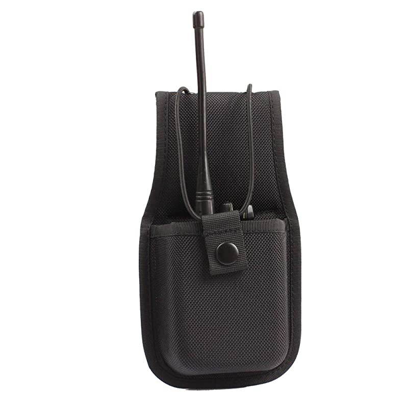 Universal Radio Holster, Molded Nylon Radio Holder Pouch for Duty Belt