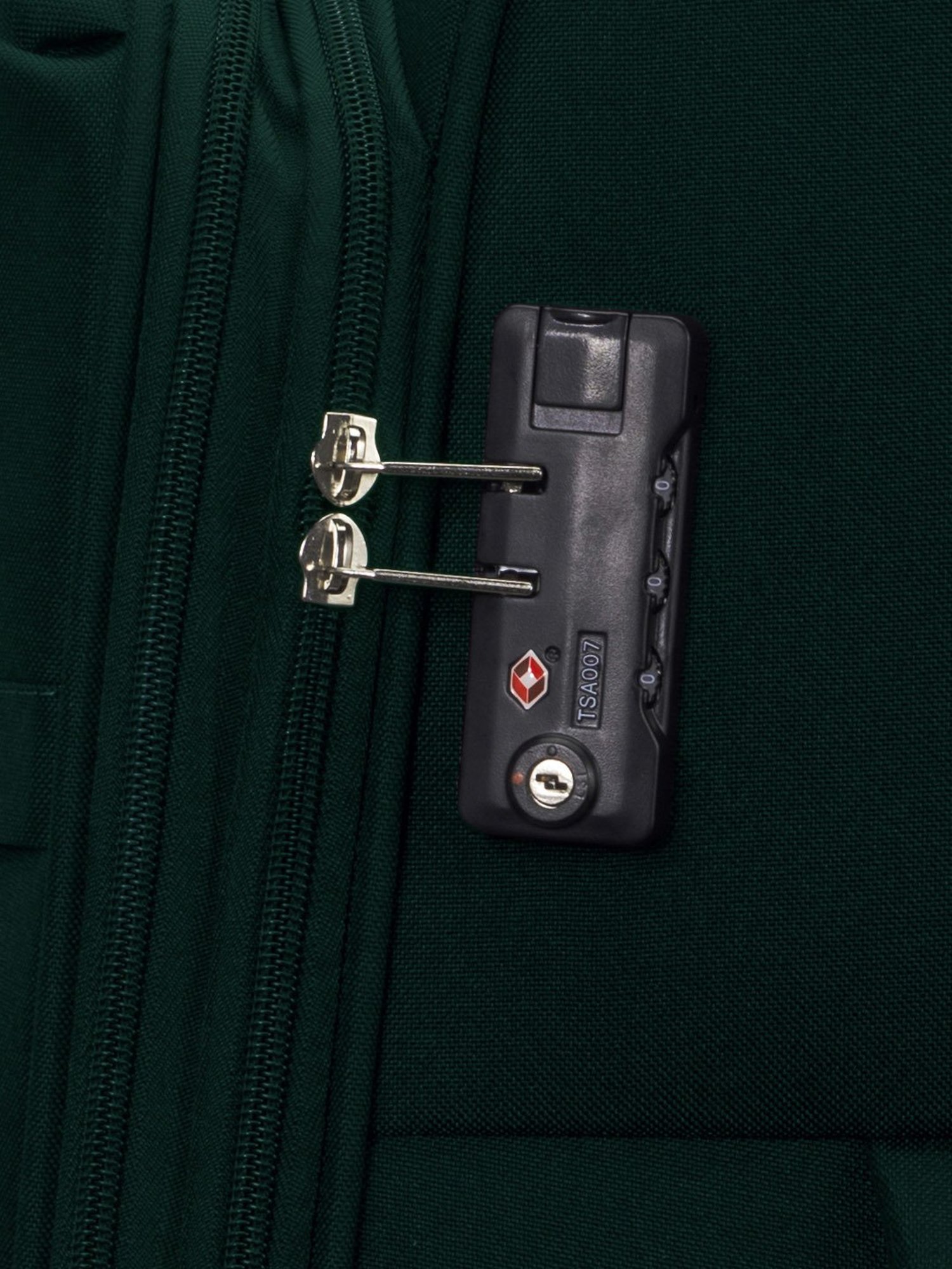 Carriall Green 4 Wheel Medium Soft Cabin Trolley Pack of 2 - 68 cm