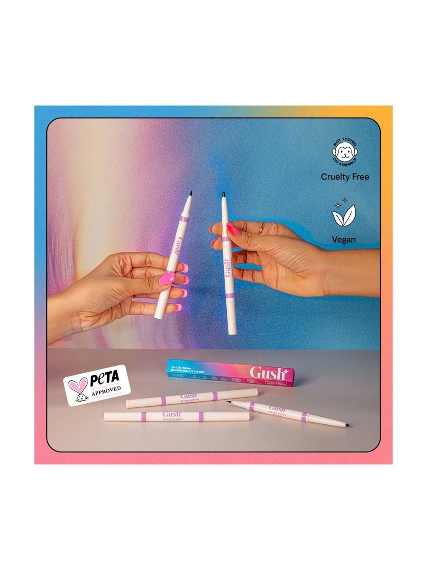 Gush Eye Like Options Black - 0.65 gm