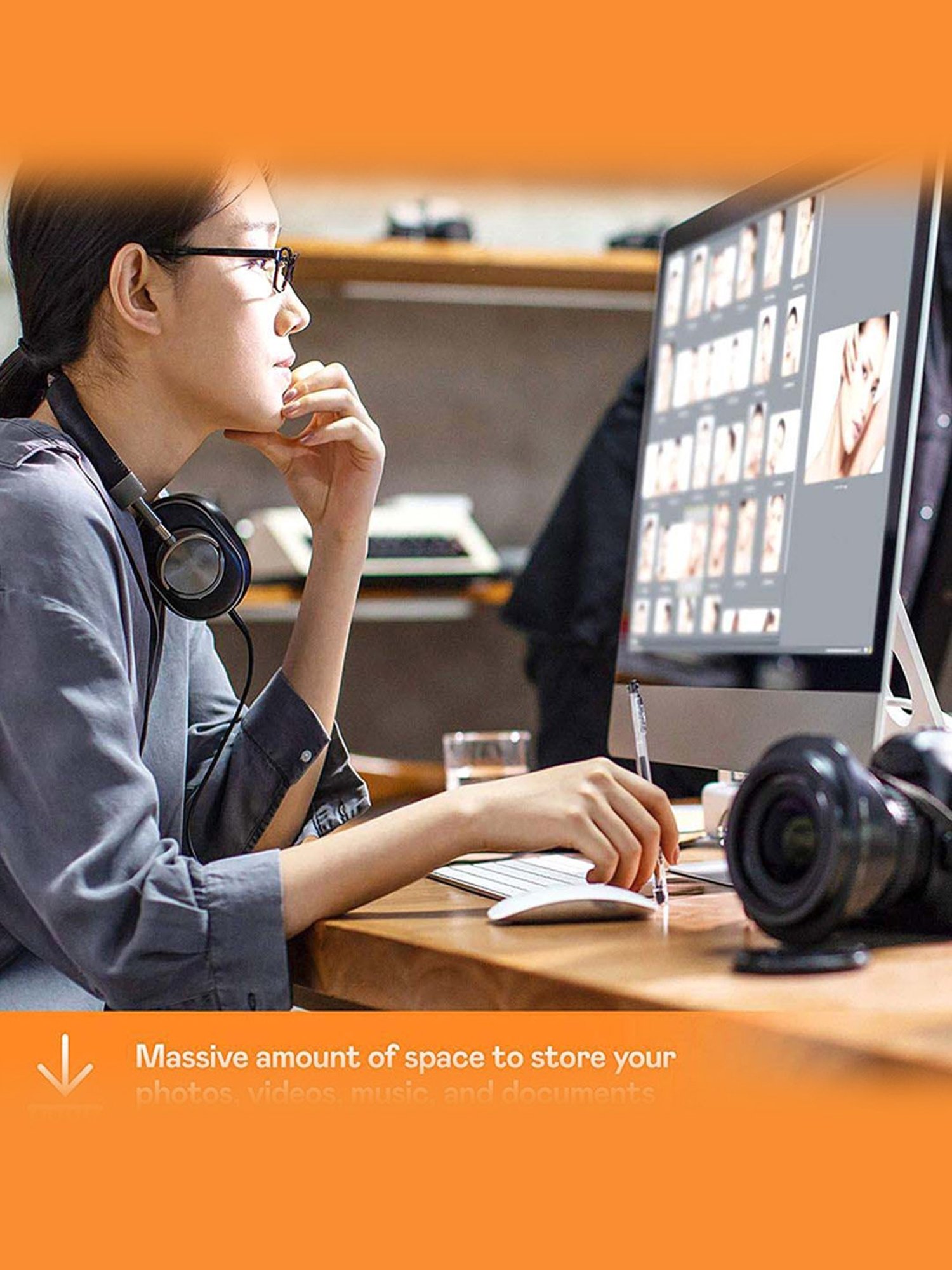 Seagate One Touch 1TB External HDD with Password - Silver, for Win & Mac - STKY1000401