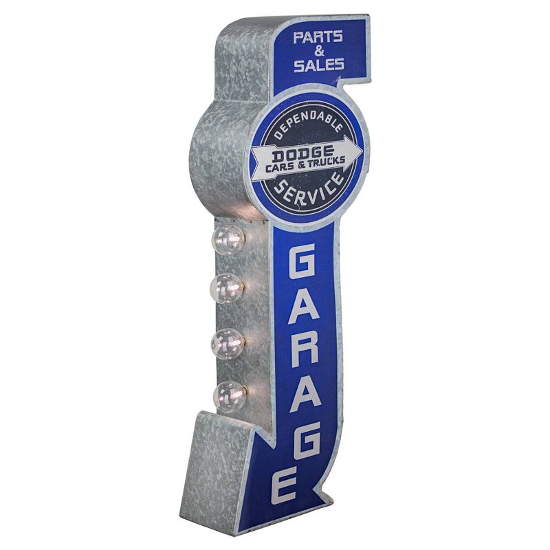 Vintage Dodge Cars and Trucks LED Marquee Sign Blue/Silver - Crystal Art Gallery