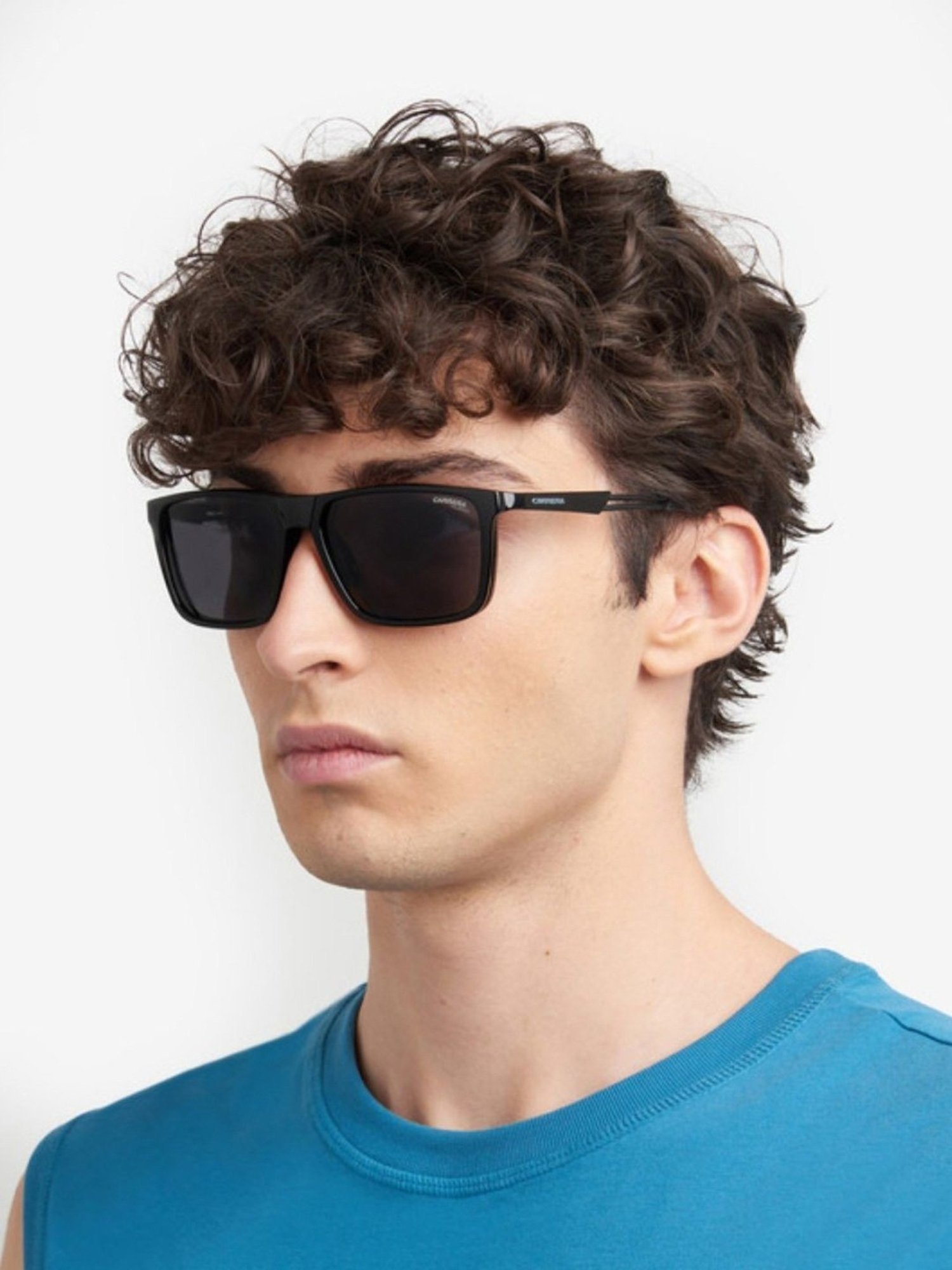 Carrera Grey Rectangular UV Protection Sunglasses for Men