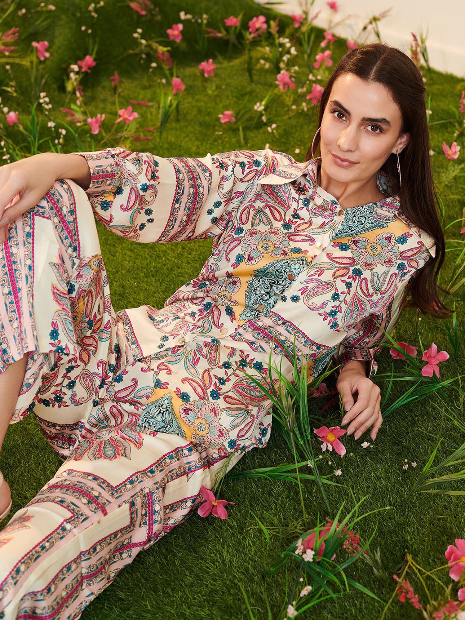 Dusk Attire Multicolor Ophelia Co-ord Set