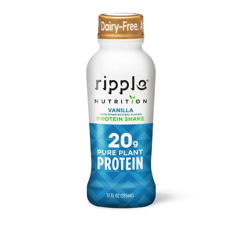 Ripple Vegan Protein Shakes - Vanilla - 4pk