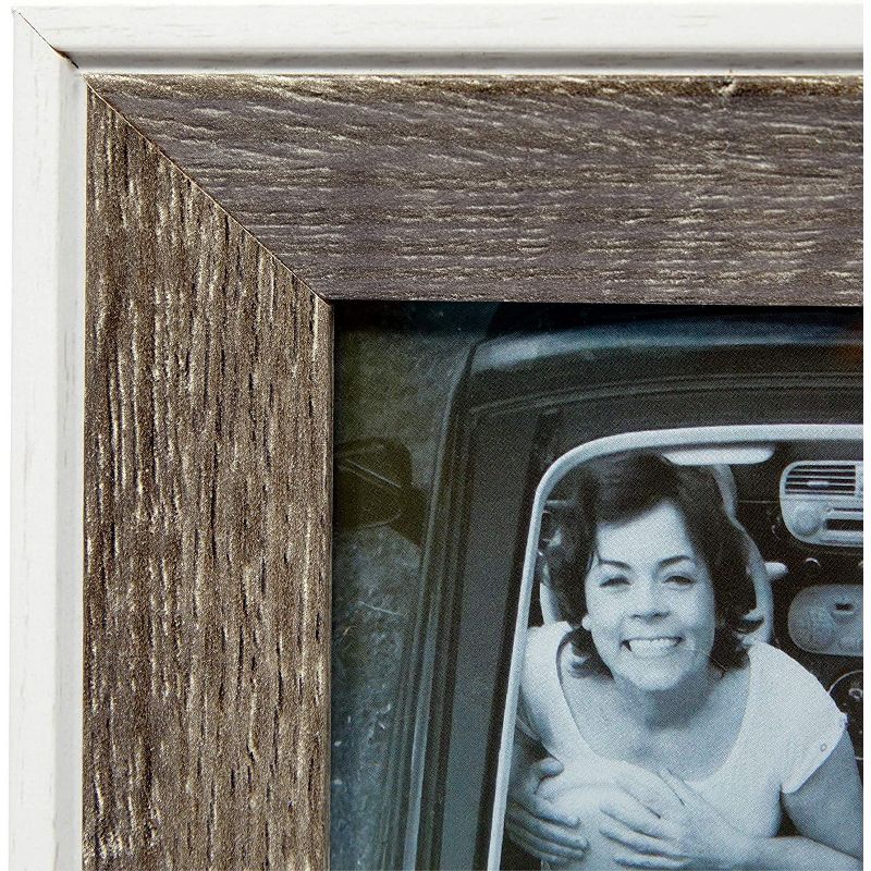 Cottage Creek Farms Rustic Farmhouse Galvanized Picture Frame for 5 x 7 Inch Photos (3 Pack)