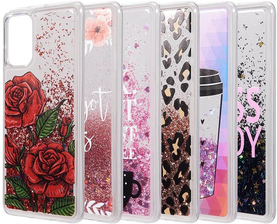 REDShield Waterfall Liquid Sparkling Quicksand TPU CASE for Samsung Galaxy Note 20(6.4) - BOSS Lady