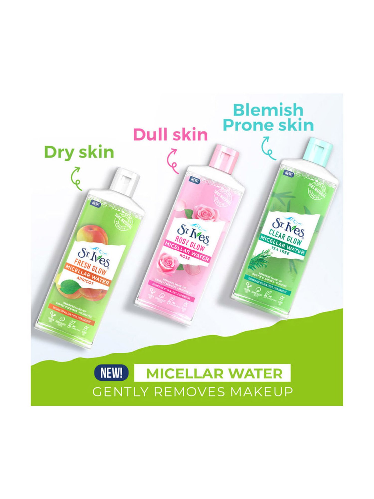 St. Ives Fresh Glow Micellar Water Apricot - 400 ml