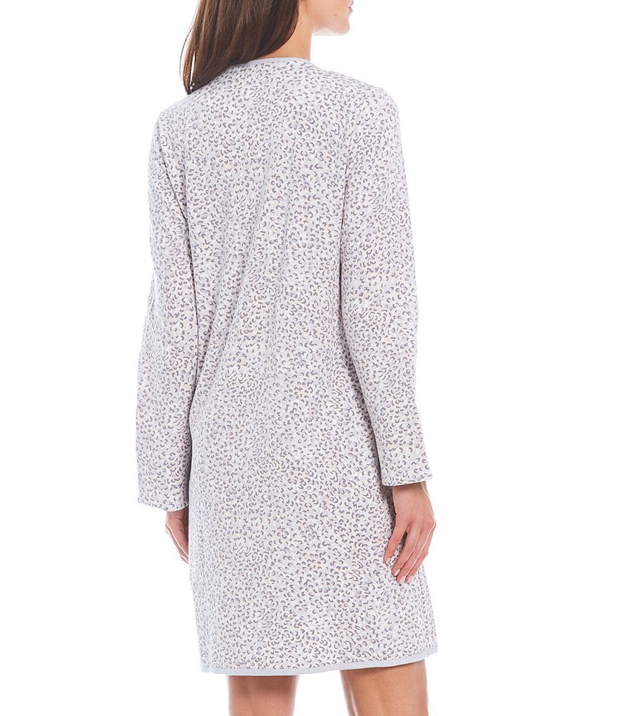 Lauren Ralph Lauren Paisley Print Satin Short Wrap Robe