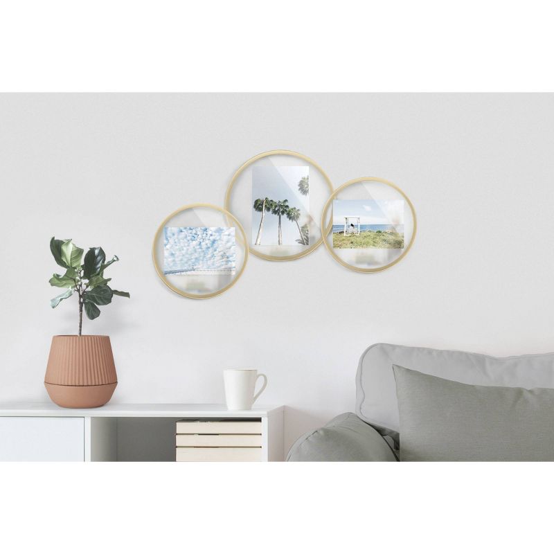 4" x 6" Infinity Single Photo Display Frame Matte Brass - Umbra