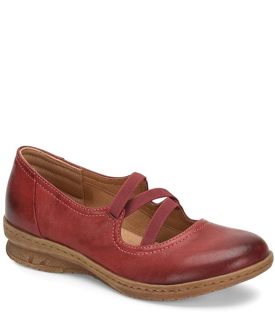 Comfortiva Farmington Leather Flexible Strap Wedge Sneakers