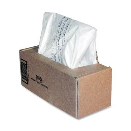 Fellowes 36054 Waste Bags for 125 / 225 / 2250 Series Shredders - 1 Box (50 Bags)