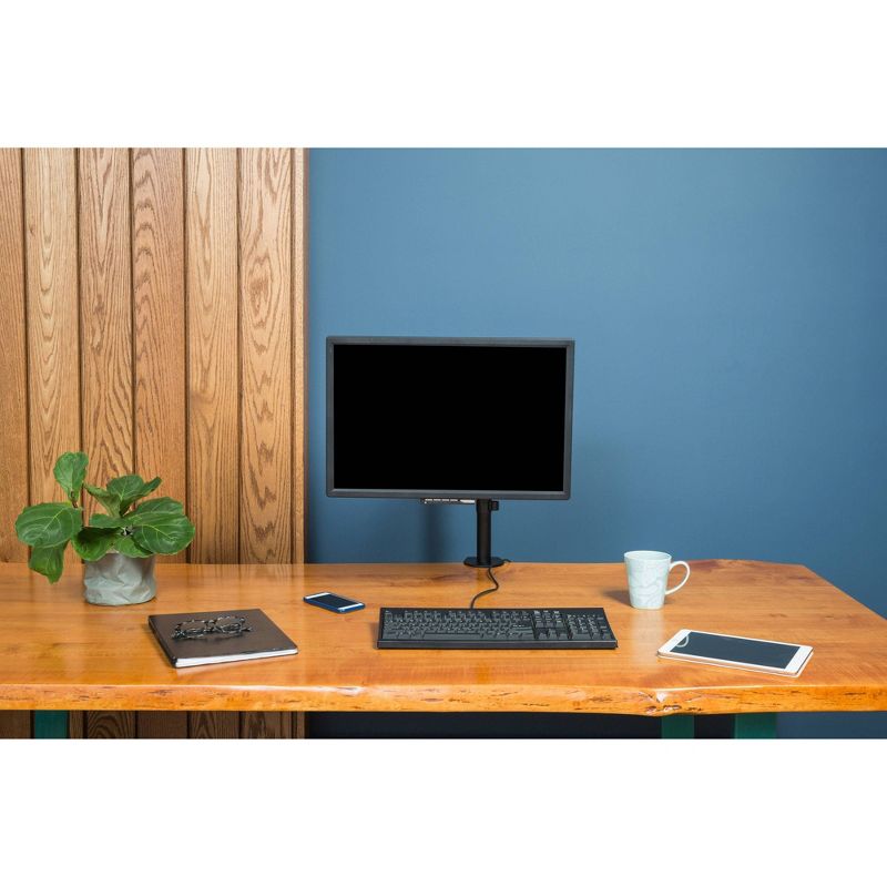 Double Articulated Desk Monitor Mount, Black