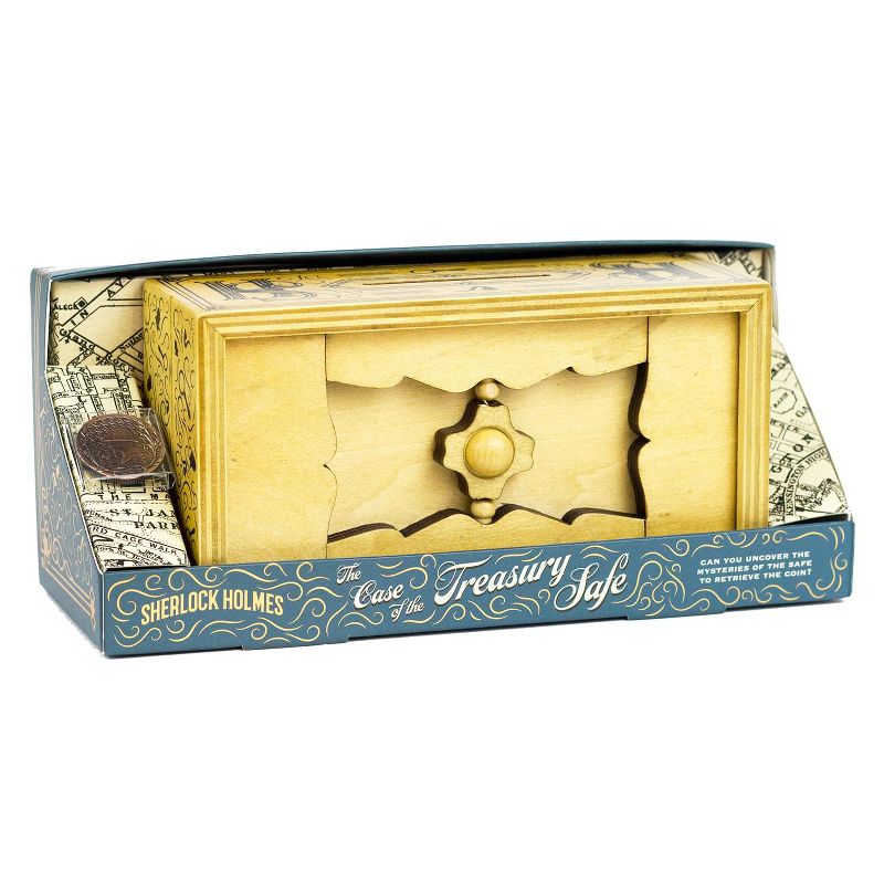 Professor Puzzle USA, Inc. Sherlock Holmes The Case of the Treasury Safe 3D Brain Teaser Puzzle