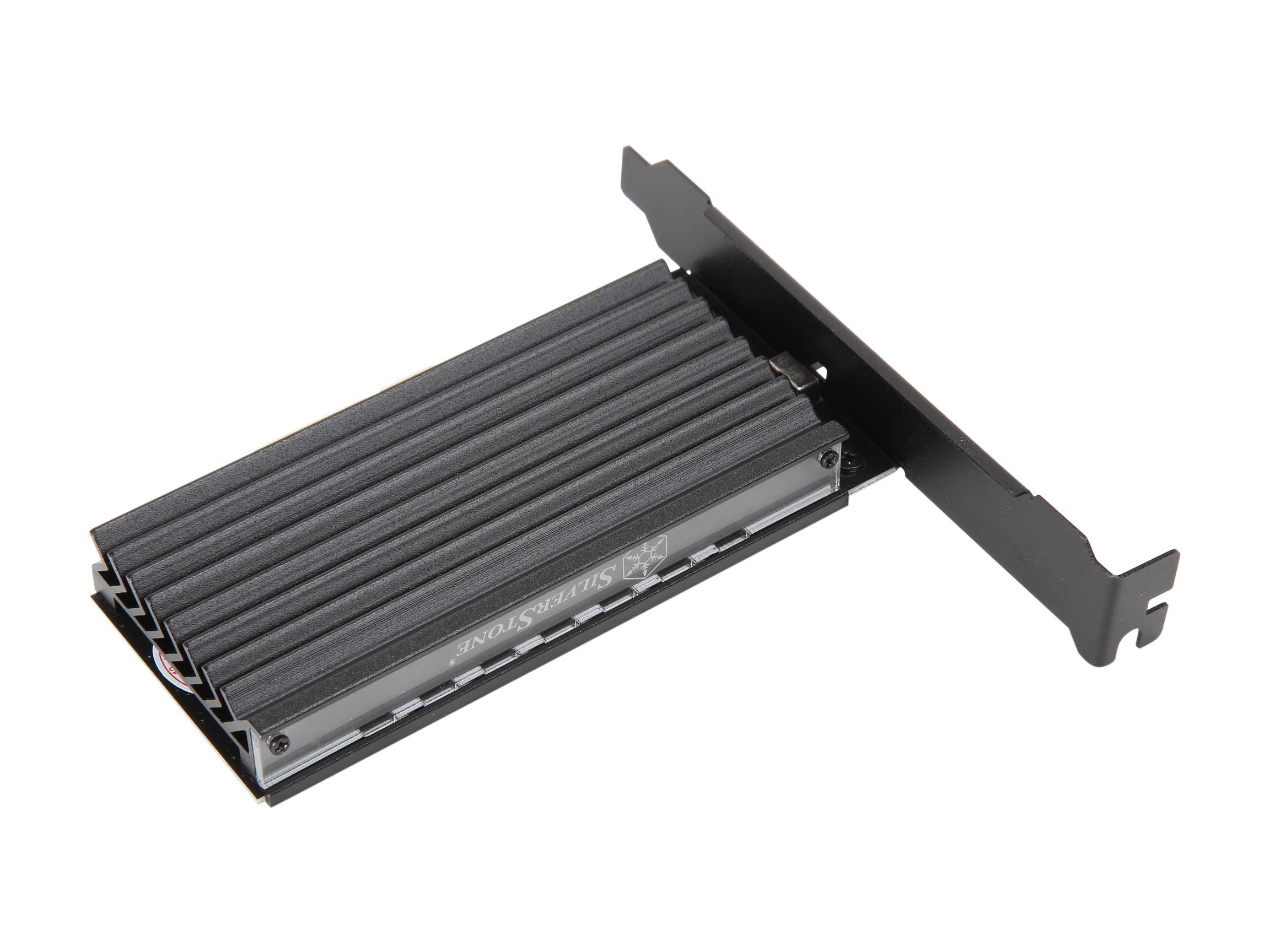 Silverstone ECM24 M.2 NVMe SSD to PCIe 3.0 x4 adapter with heatsink
