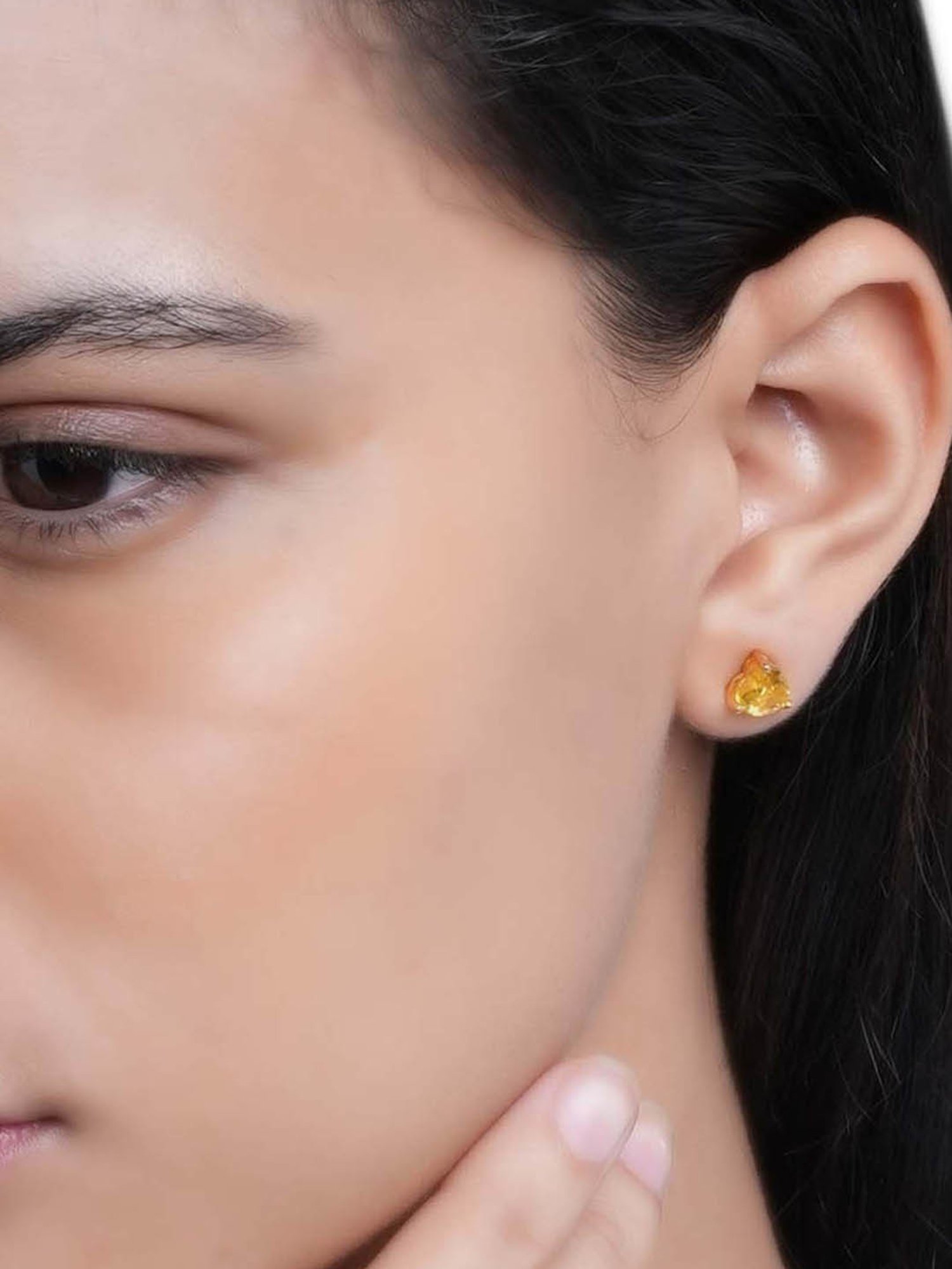 Juicy Couture Golden Scarlet Stud Earrings