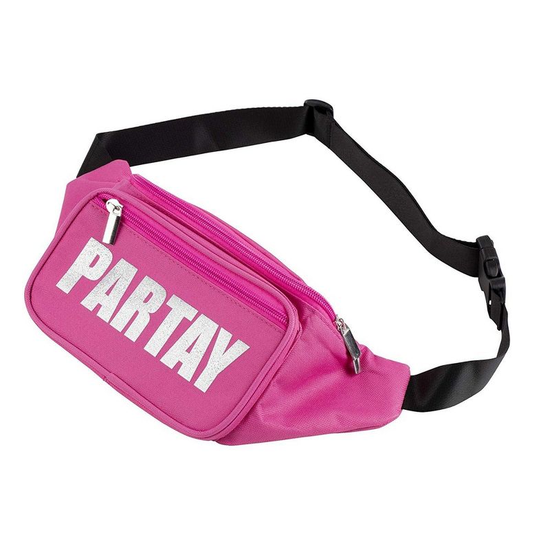 Women Fanny Pack Pink Festival Outdoor Travel Hip Bum Bag Waist Pouch