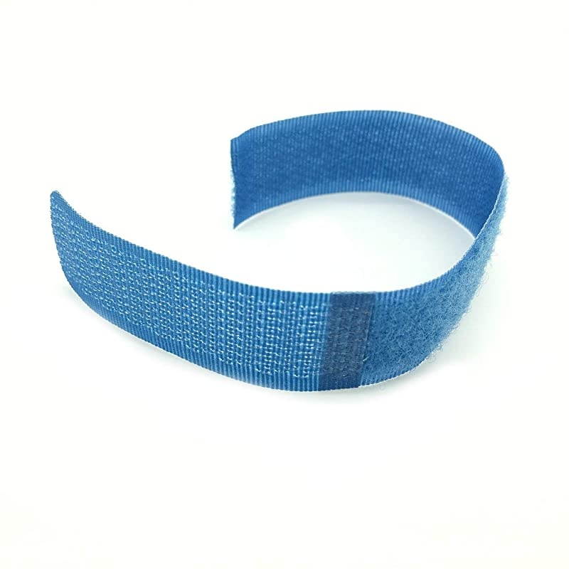 50pcs Cable Ties Reusable Fastening Wire Organizer Cord Rope Holder 7 Inch Blue
