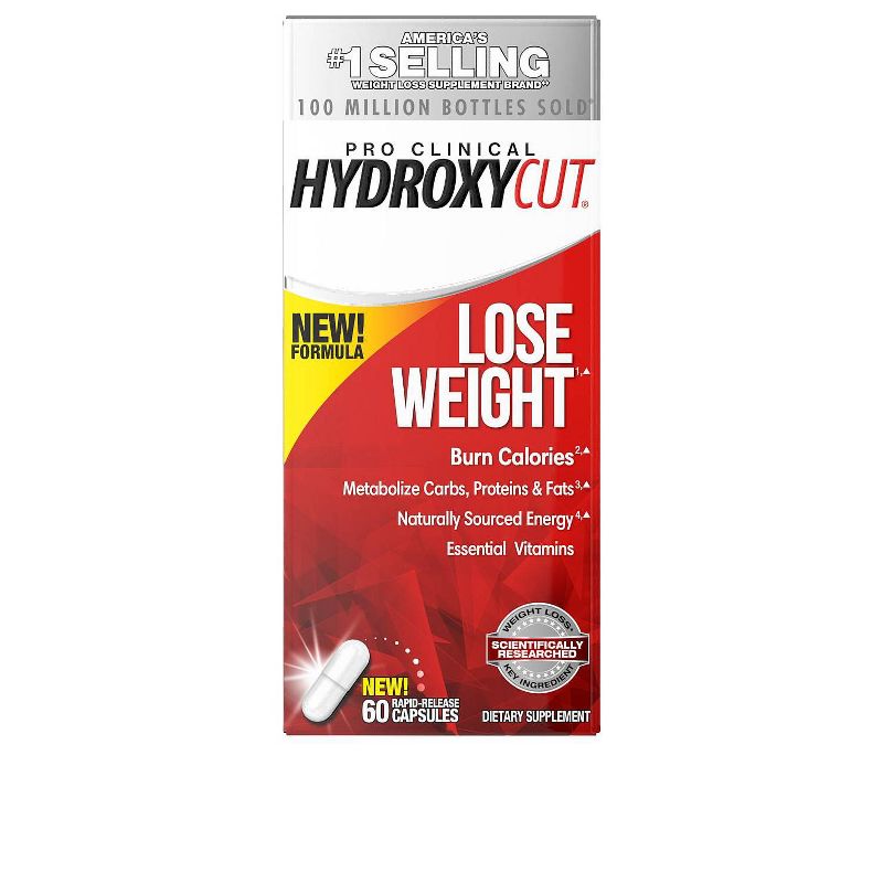 Hydroxycut Pro Clinical Weight Loss Rapid Release Capsules - 60ct