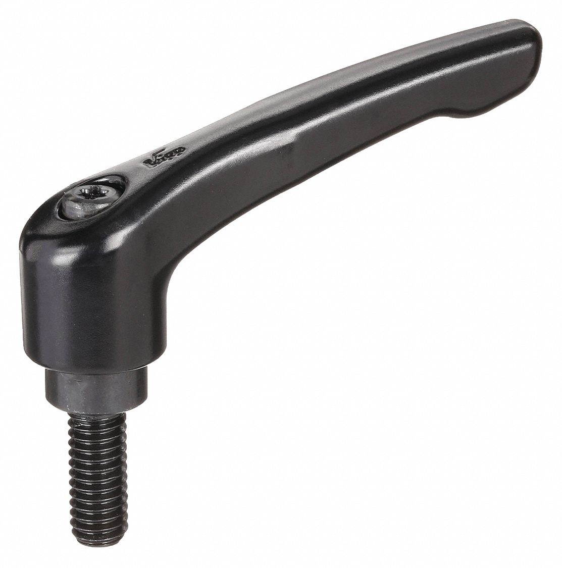Kipp Adjustable Handle,3/8"-16,Zinc  K0122.2A41X50