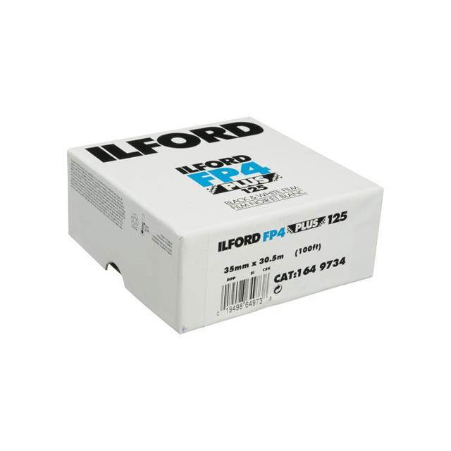 Ilford FP4 Plus Black and White Film, ISO 125, 35mm, 100' #1649734