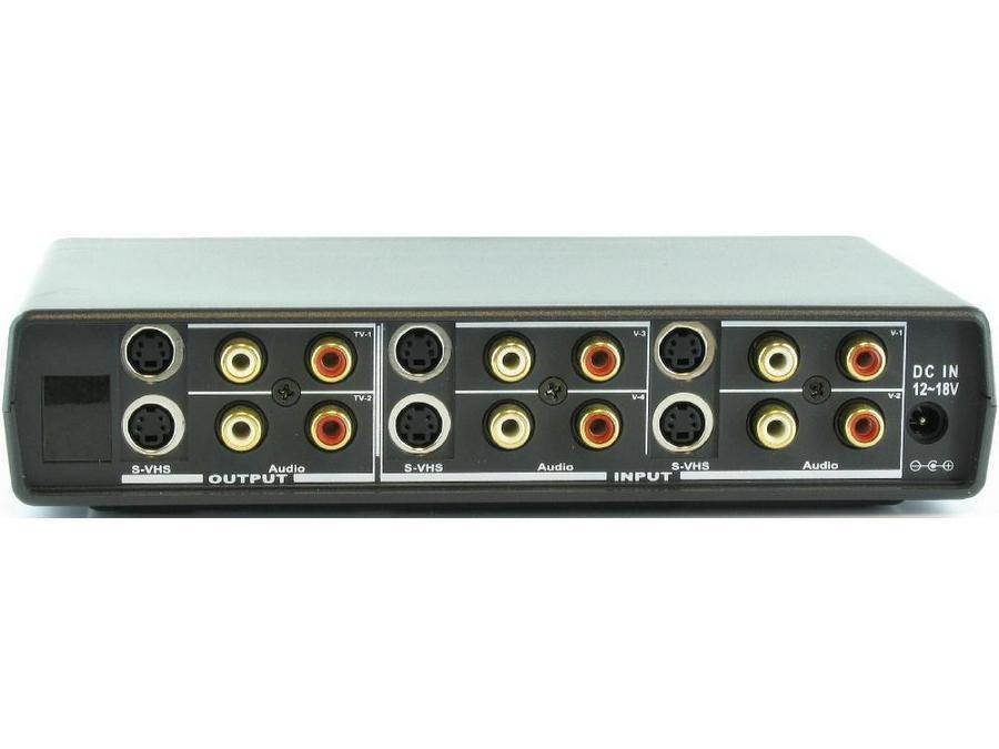 4x2 Auto S-Video/RCA Composite Audio Switcher SB-5425