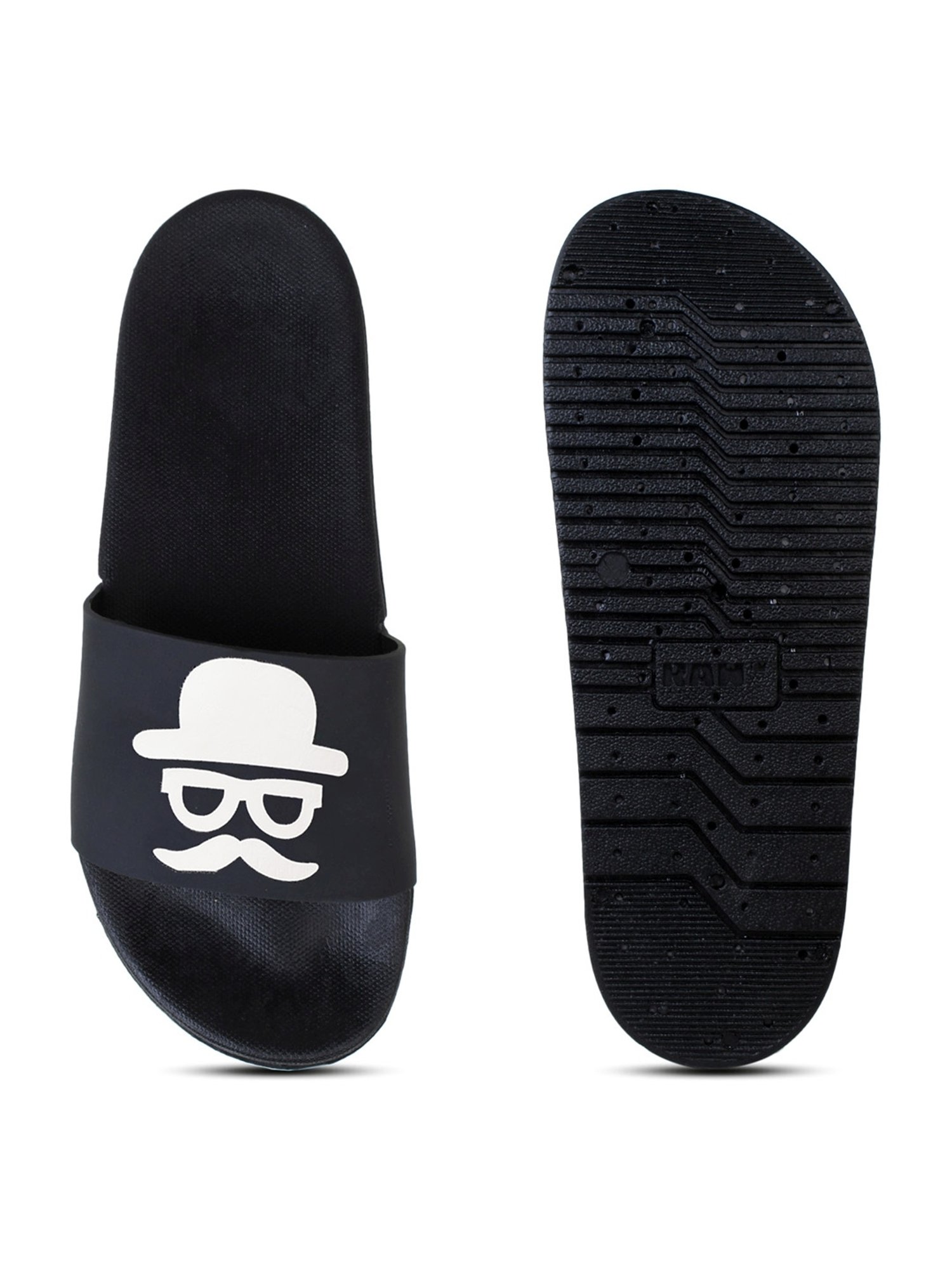 Pampy Angel Men's Black Slides