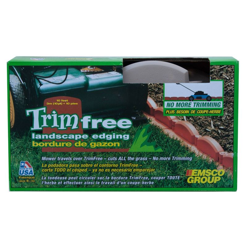3.5" Resin Emsco Trim Free Lawn Edging - Sand