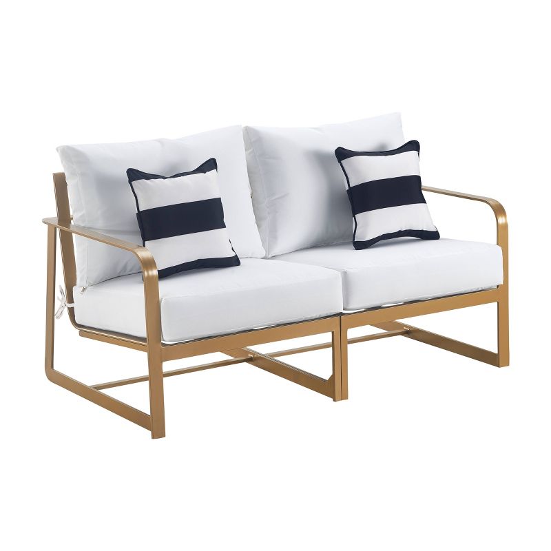 Mirabelle Outdoor Sofa  - Gold - Adore Decor