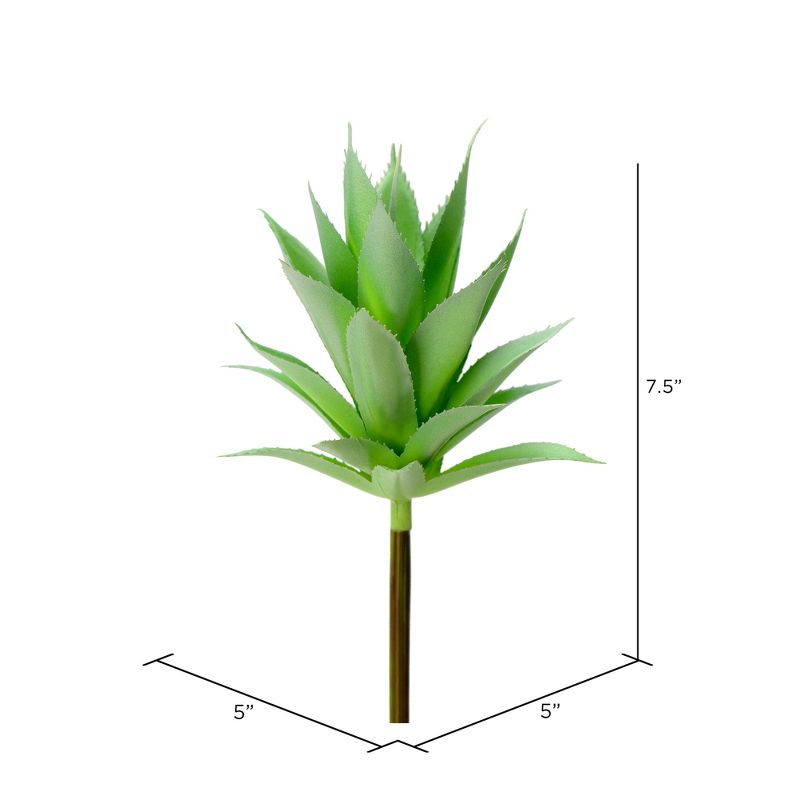 Vickerman 7.5" Artificial Green Tiger Jaw Pick, Set of 3