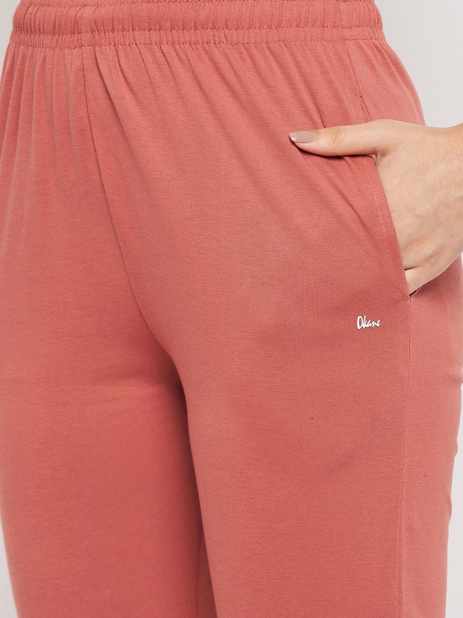Okane Coral Mid Rise Lounge Pants