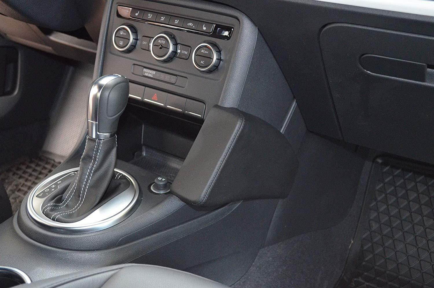 KUDA 096745 Leather Mount Black Compatible with VW Beetle/New Beetle (Since 2012)