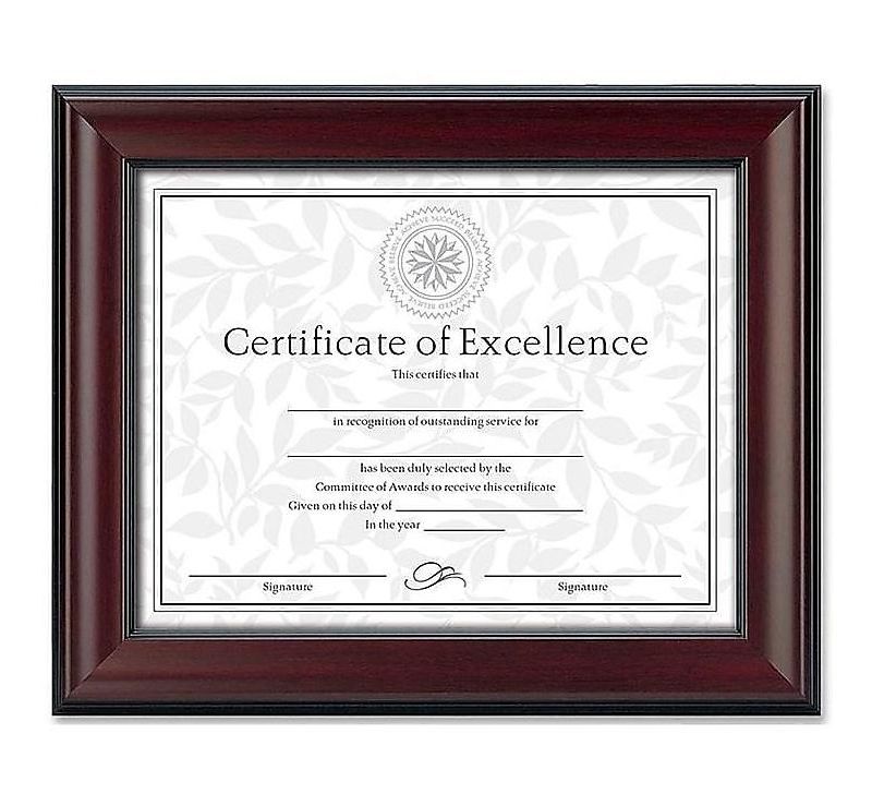 Dax Wood Certificate Frame Rosewood (N3246N1T) 
