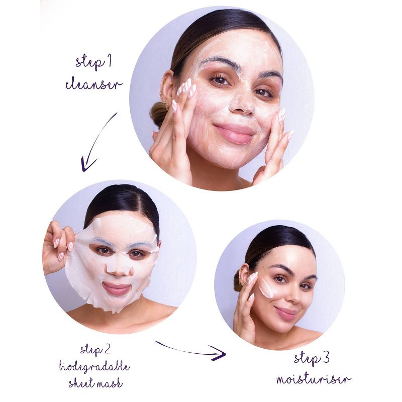 Vitamasques 3-Step Facial Mask - Super Berry - 0.71 fl oz