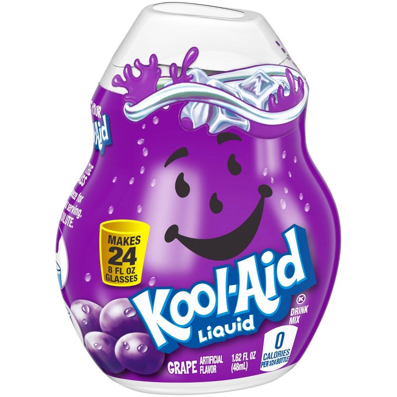 Kool-Aid Grape Liquid Water Enhancer - 1.62 fl oz Bottle