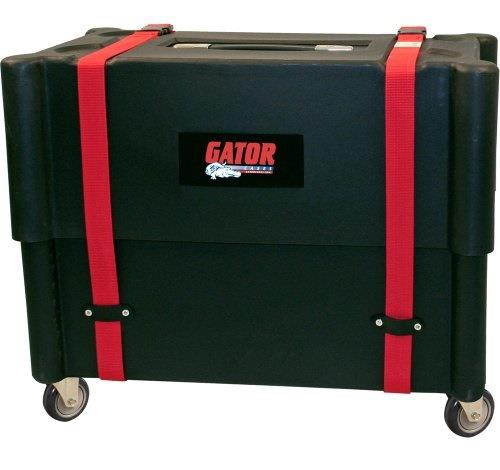 gator cases molded plastic guitar amp transporter, and stand, with caster wheels; fits 2x12 combo amps groto212