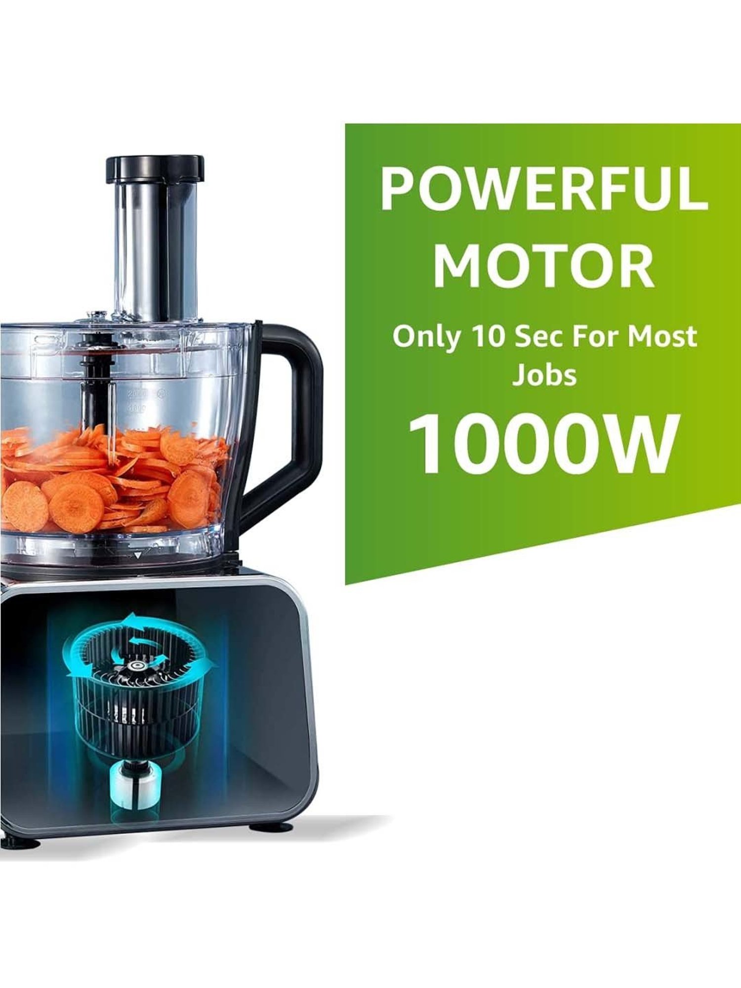 Inalsa 1000W Food Processor