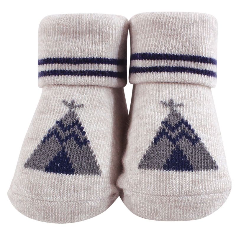 Hudson Baby Unisex Baby Socks Boxed Giftset, Stripes, One Size