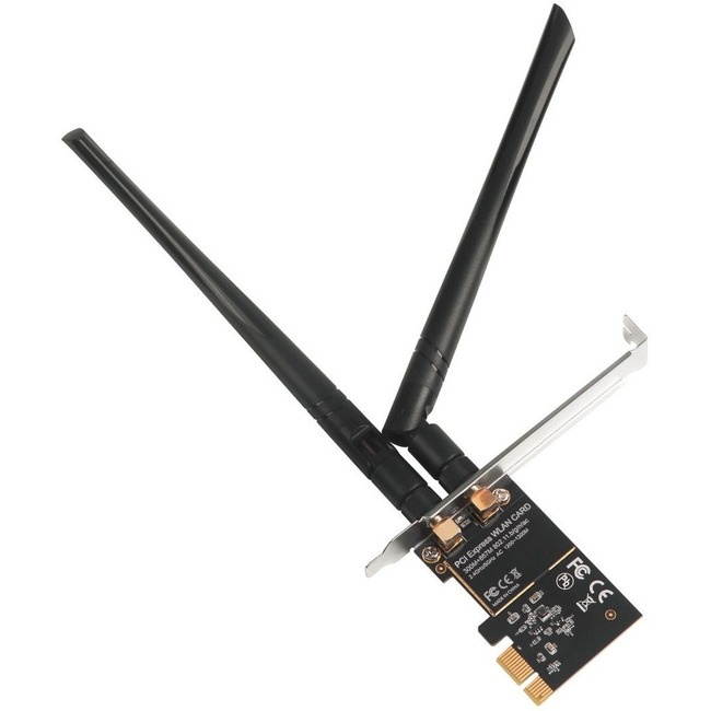 SIIG Wireless 2T2R Dual Band WiFi Ethernet PCIe Card AC1200 LBWR0011S1