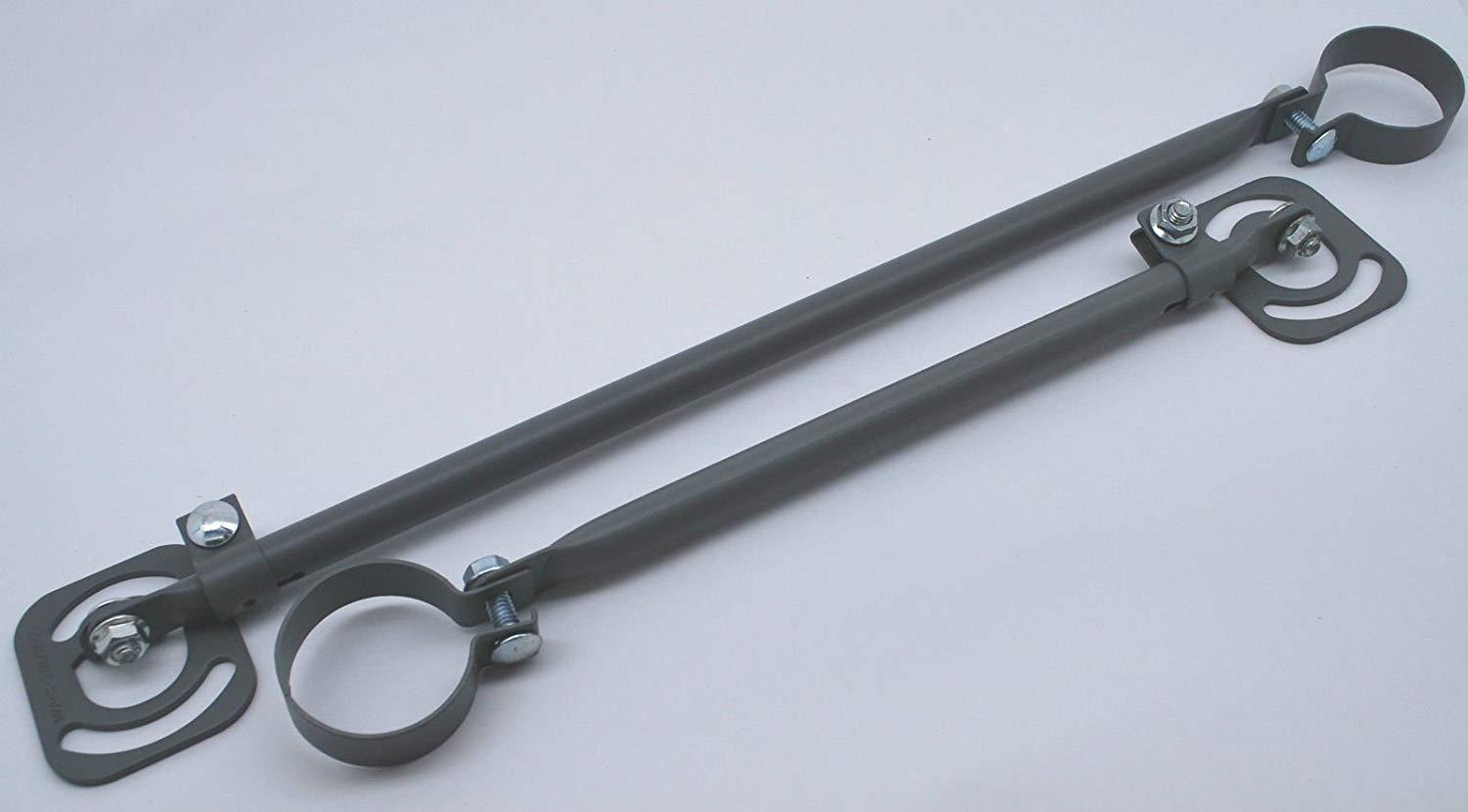 2 Support Arms Monopoles braces DIRECTV KA/KU slimline DISH antenna long/short