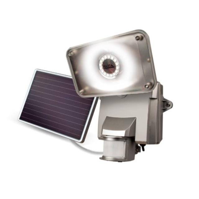 maxsa innovations 44640 silver maxsa bright motionactivated solar security light