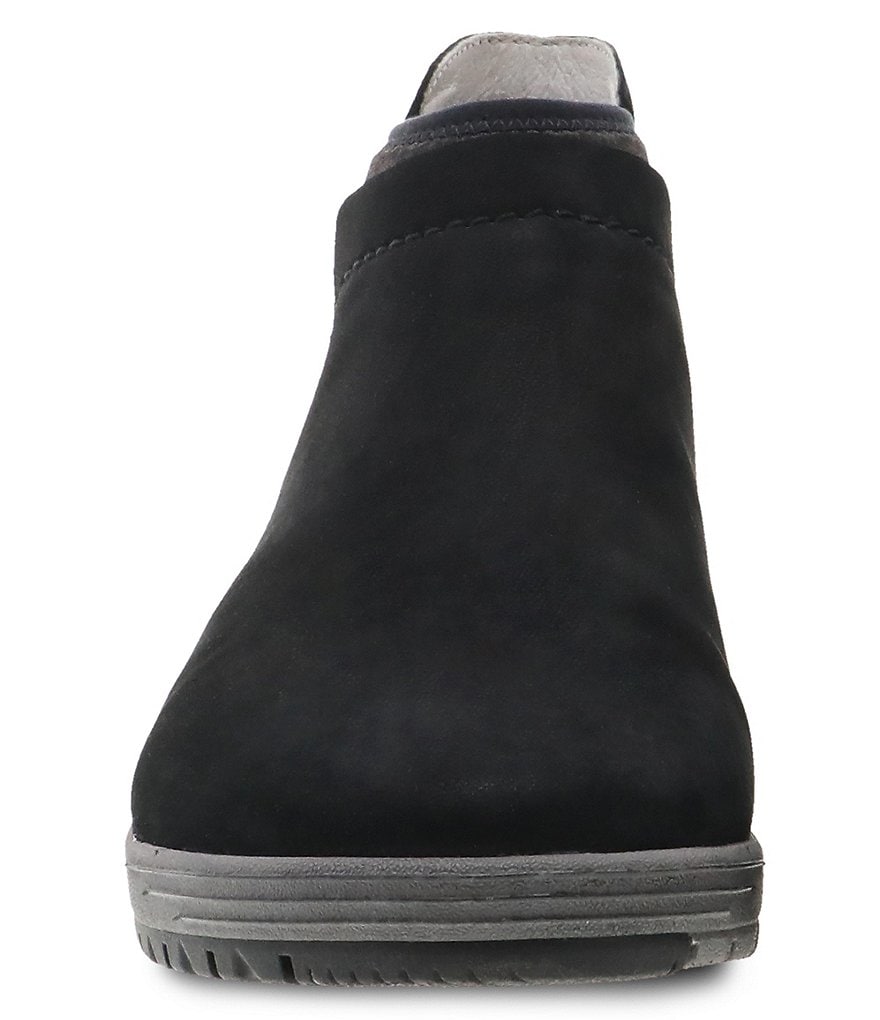 Dansko Lizette Waterproof Nubuck Leather High Top Slip-On Sneakers