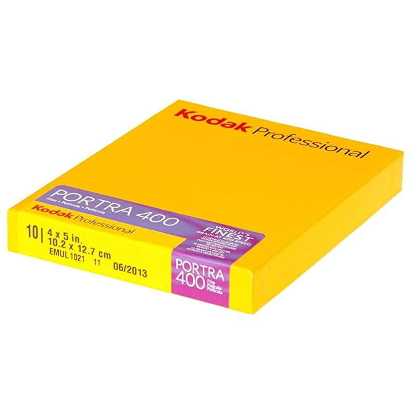 880 6465 Portra 400 Professional ISO 400 4 x 5 Inches 10 Sheets Color Negative Film Yellow