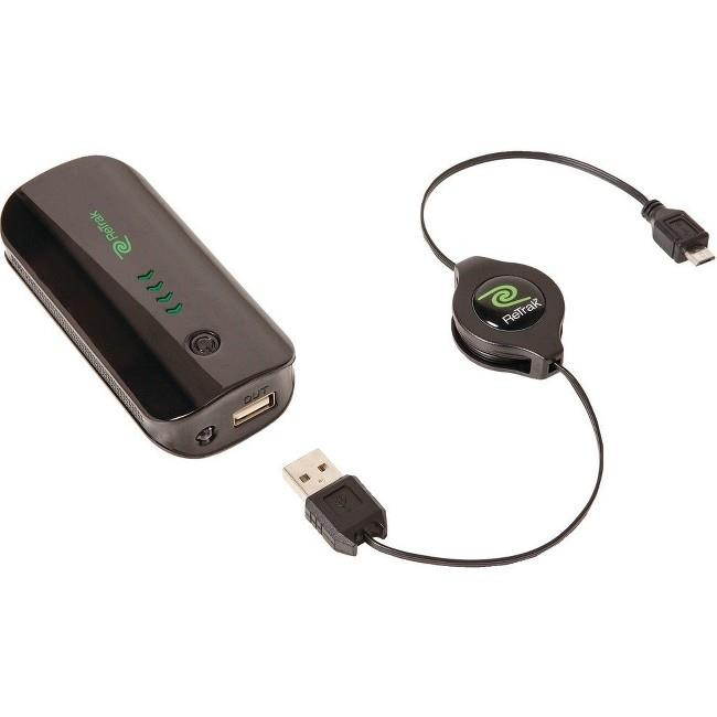 Retrak Etespb4 4000Mah Power Bank Retract Musb Cbl