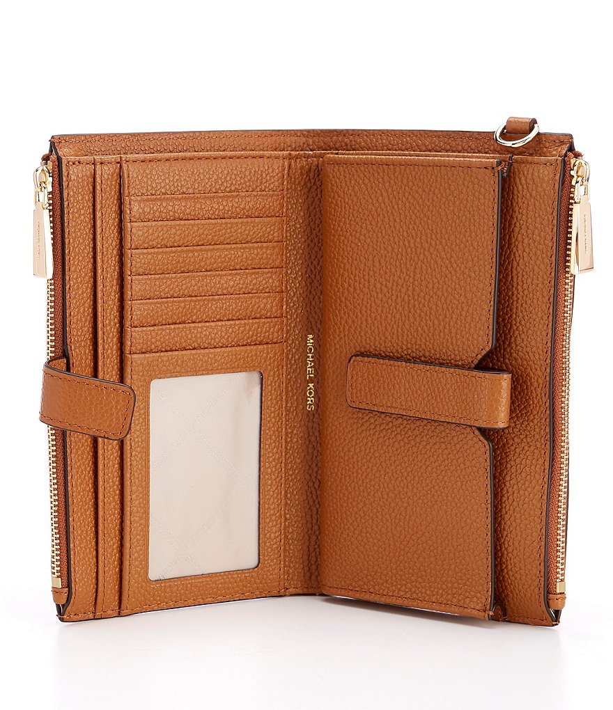 HOBO Link Leather Zip Wristlet